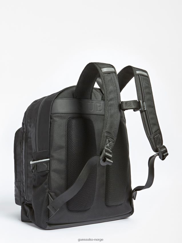 Guess tech essential ryggsekk frontlomme svart svart unisex F0LJ801493