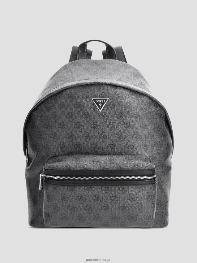 Guess vezzola smart kompakt ryggsekk svart svart unisex F0LJ8011080