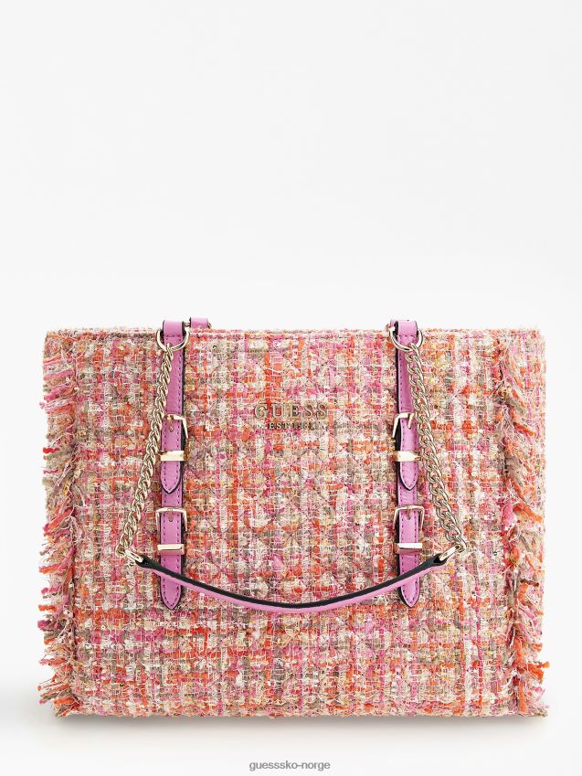 Guess adam tweed shopper rosa rosa unisex F0LJ805098