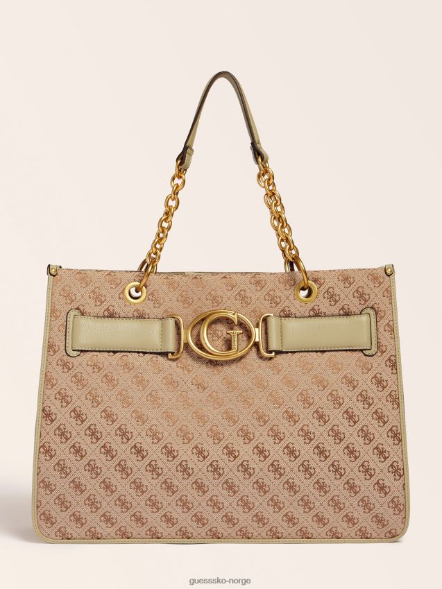 Guess aileen 4g logo shopper grønn grønn unisex F0LJ805333