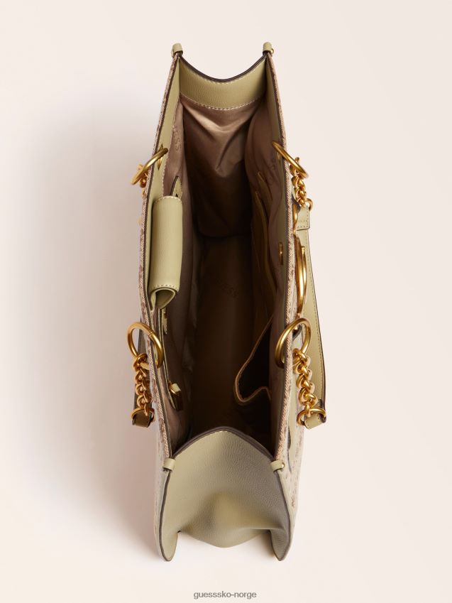 Guess aileen 4g logo shopper grønn grønn unisex F0LJ805333