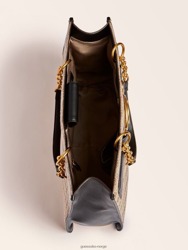 Guess aileen 4g logo shopper svart svart unisex F0LJ805214