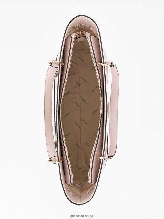 Guess alexie saffiano shopper rosa rosa unisex F0LJ805232