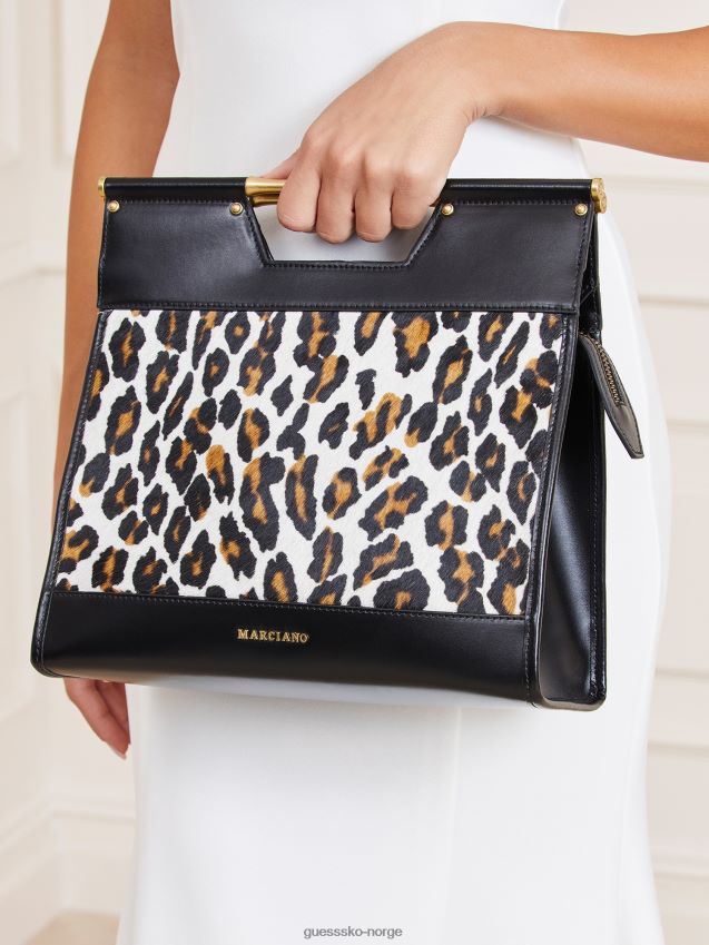 Guess animalier alia ekte skinn shopper dyrere unisex F0LJ805396