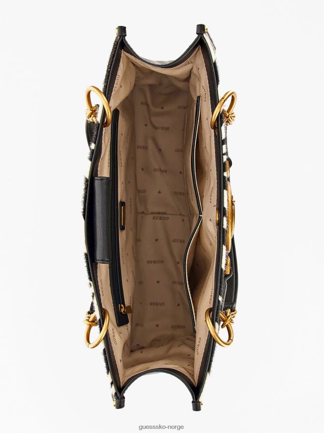 Guess animalier aviana ekte skinn shopper dyrere unisex F0LJ805070