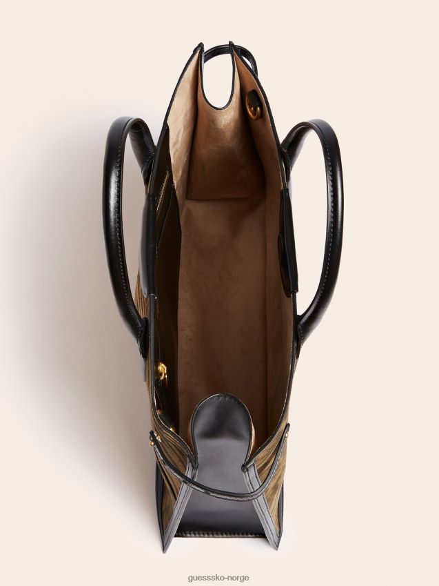 Guess animalier stilla ekte skinn shopper dyrere unisex F0LJ805383