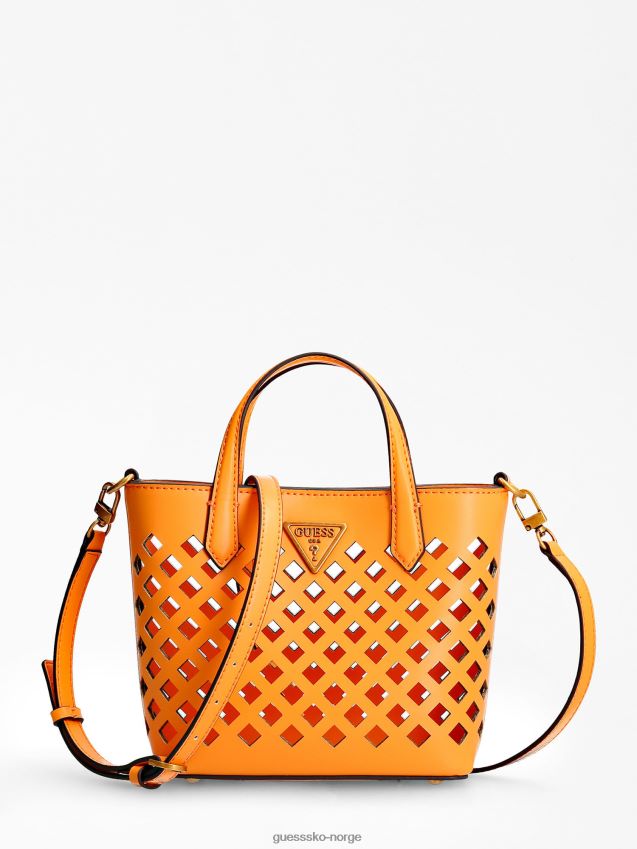 Guess aqua mini shopper appelsin oransje unisex F0LJ803864