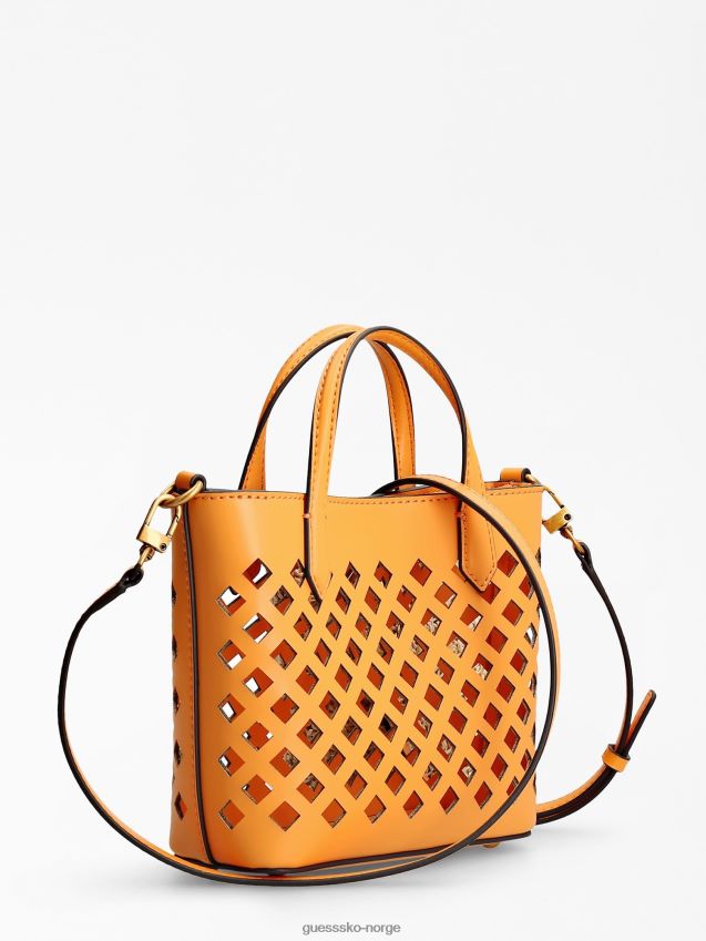 Guess aqua mini shopper appelsin oransje unisex F0LJ803864