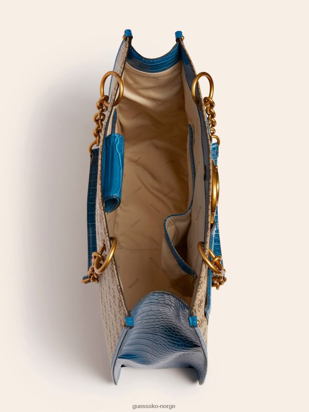 Guess aviana shopper blå blå unisex F0LJ805434