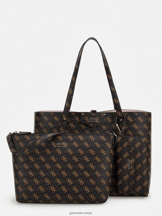 Guess brun brenton 4g logo shopper brun unisex F0LJ805061