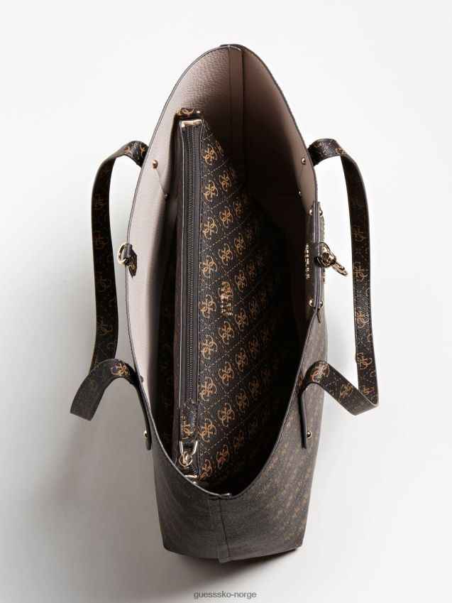 Guess brun brenton 4g logo shopper brun unisex F0LJ805061