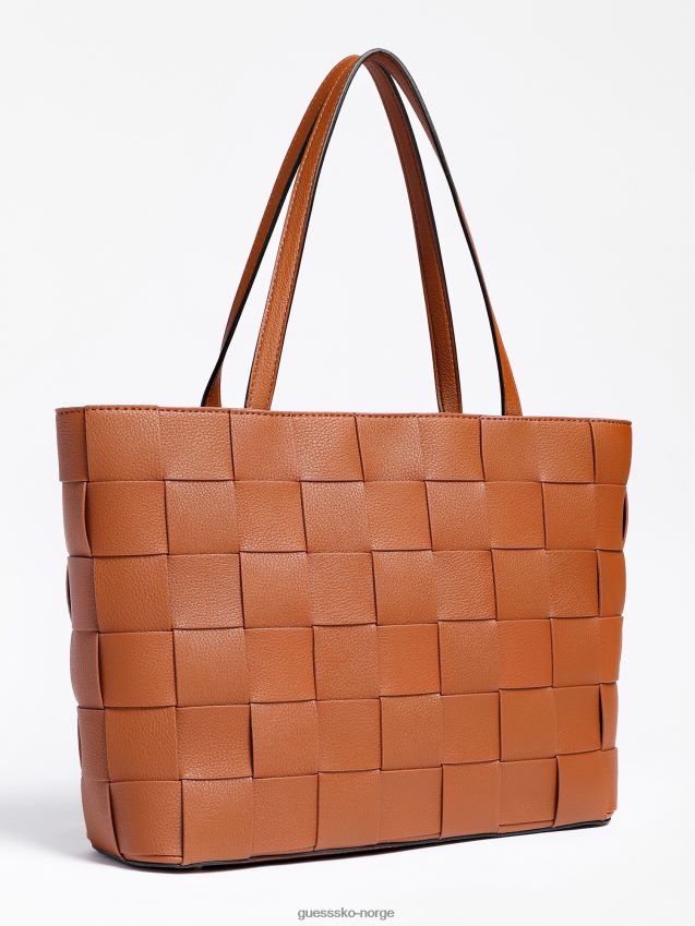 Guess brun liberty city flettet shopper brun unisex F0LJ803779