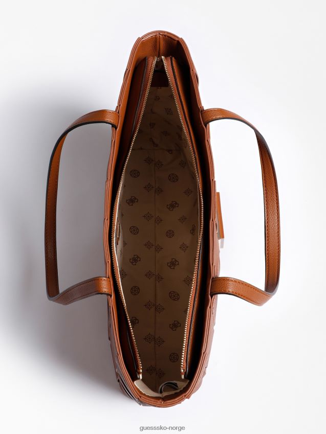 Guess brun liberty city flettet shopper brun unisex F0LJ803779