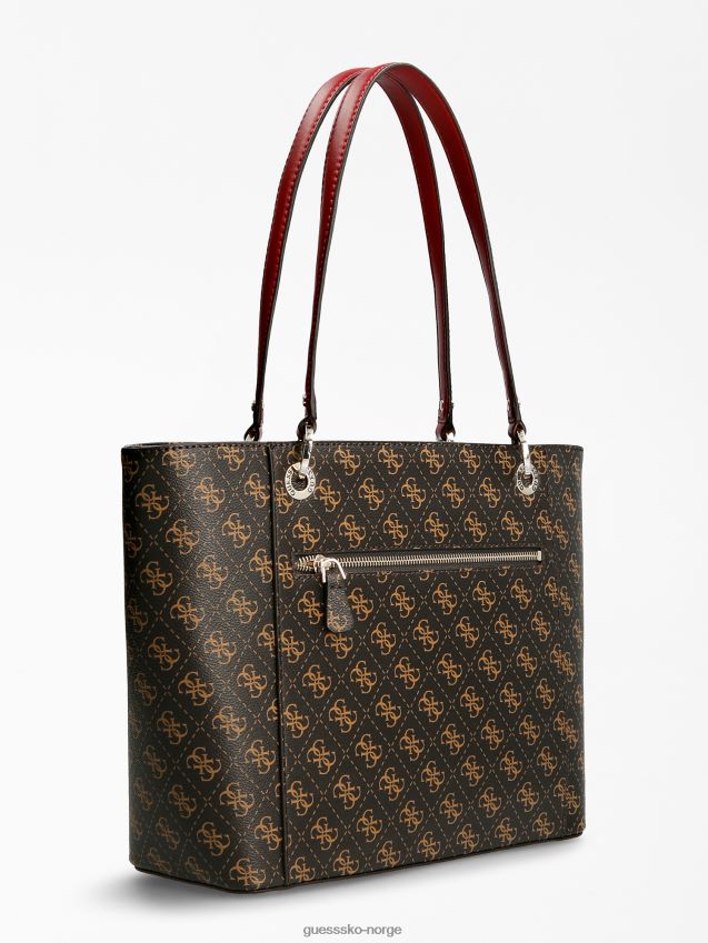 Guess brun noelle 4g ​​logo shopper brun unisex F0LJ805450