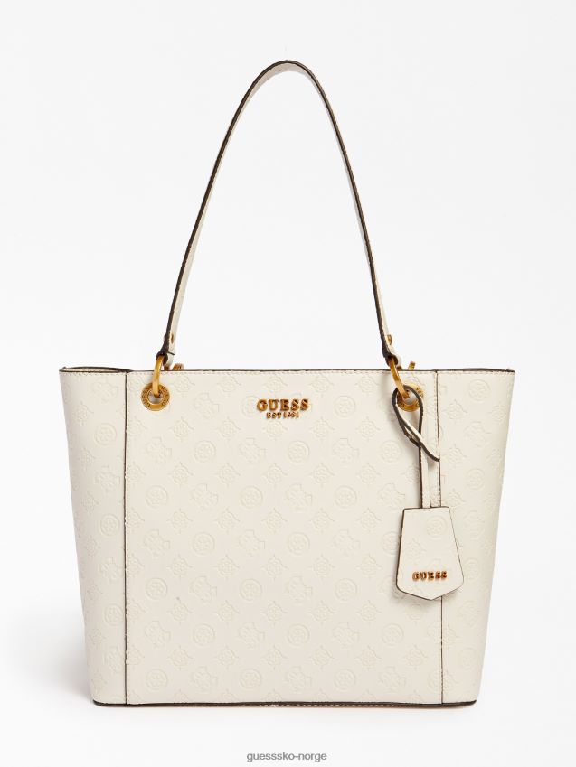 Guess cream noelle 4g ​​peony logo shopper krem unisex F0LJ803612