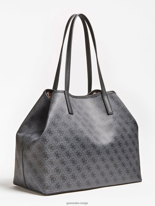 Guess grå multi vikky 4g logo maxi shopper grå multi unisex F0LJ805054