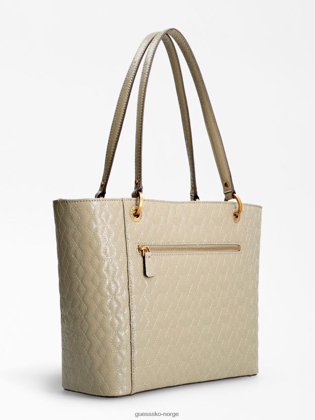 Guess grønn noelle 4g ​​logo shopper grønn unisex F0LJ804969