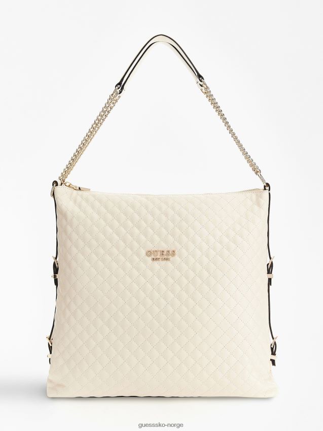 Guess hvit adam vattert shopper hvit unisex F0LJ805356