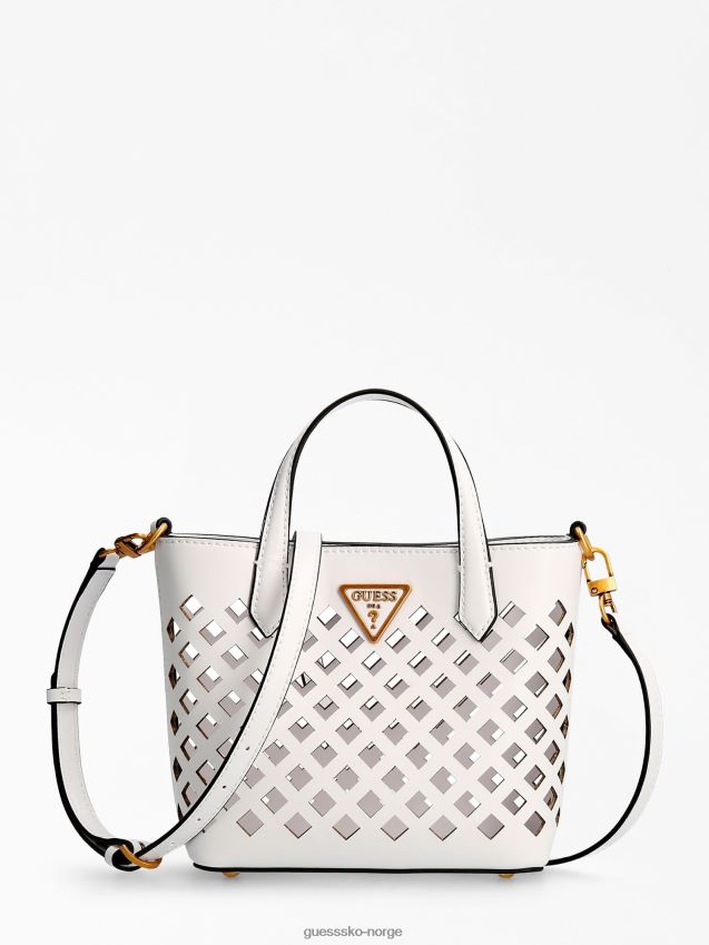Guess hvit aqua mini shopper hvit unisex F0LJ803588