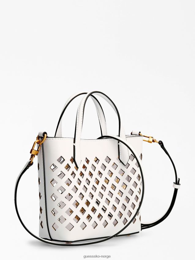 Guess hvit aqua mini shopper hvit unisex F0LJ803588