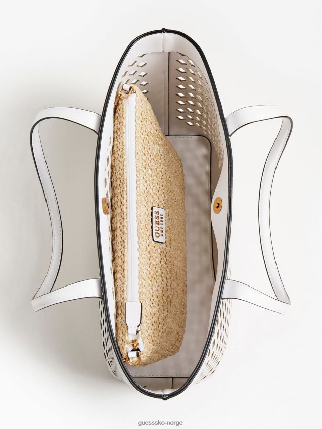 Guess hvit aqua shopper hvit unisex F0LJ803944