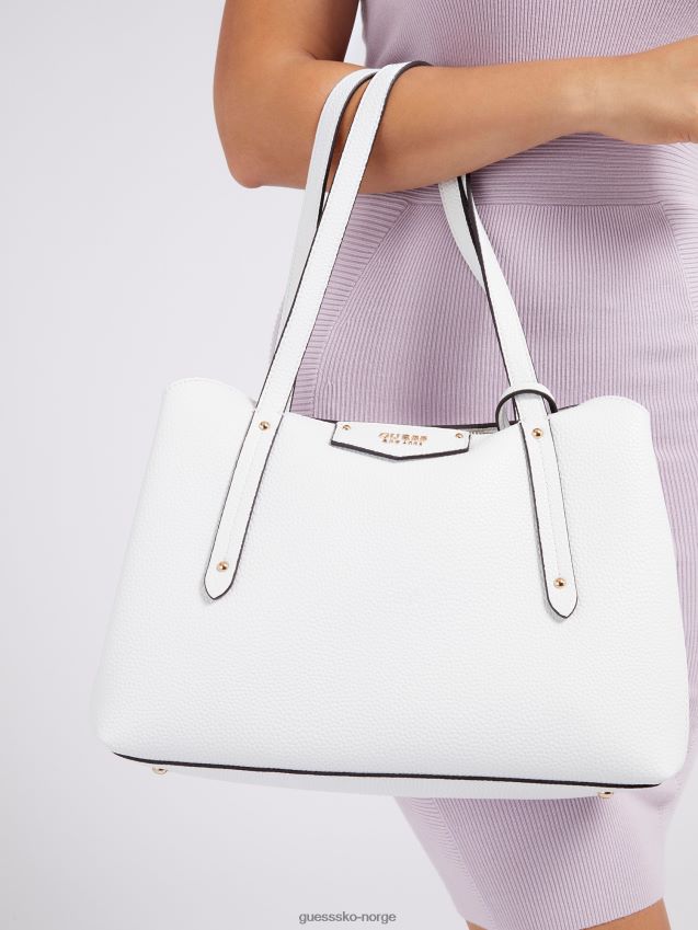 Guess hvit øko brenton shopper hvit unisex F0LJ805216