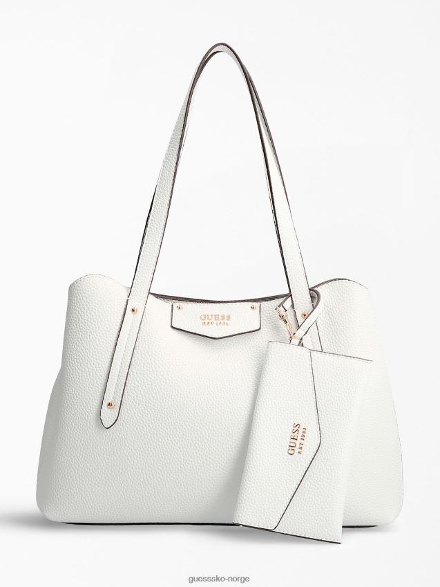 Guess hvit øko brenton shopper hvit unisex F0LJ805216