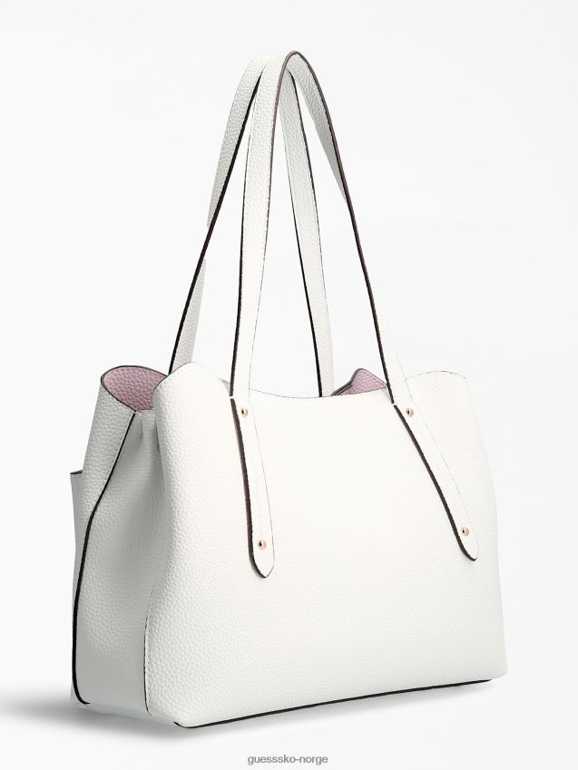 Guess hvit øko brenton shopper hvit unisex F0LJ805216