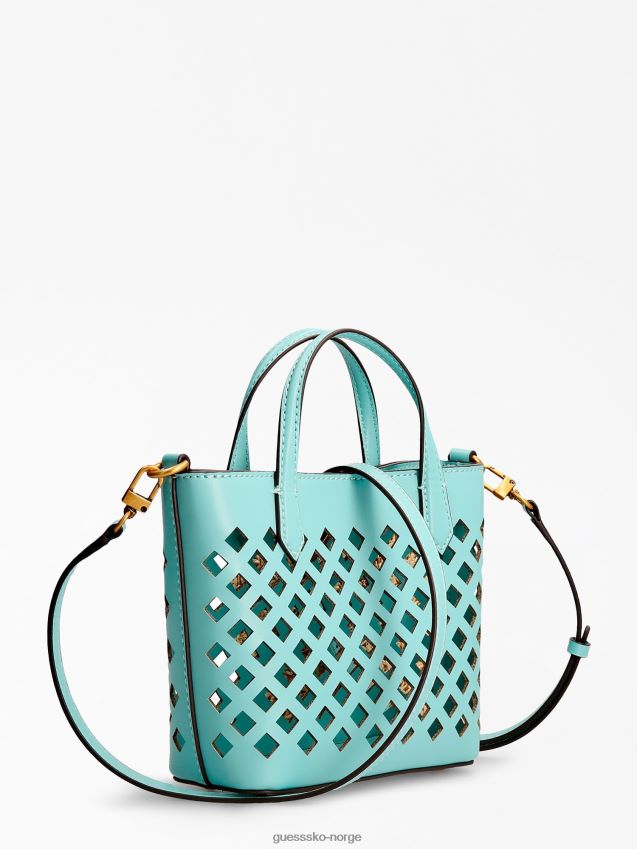 Guess lyseblå aqua mini shopper lyse blå unisex F0LJ803767