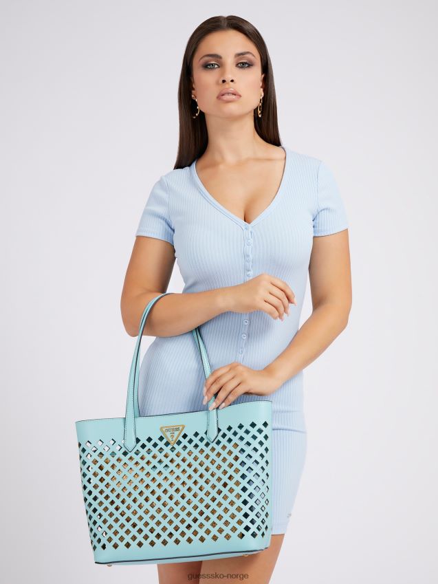 Guess lyseblå aqua shopper lyse blå unisex F0LJ804998