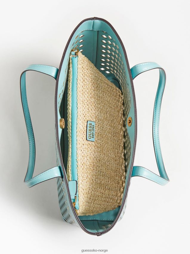 Guess lyseblå aqua shopper lyse blå unisex F0LJ804998