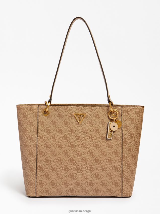 Guess noelle 4g ​​logo shopper brun brun unisex F0LJ805155