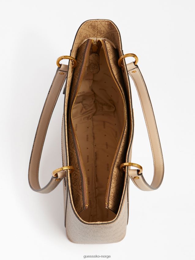 Guess noelle 4g ​​logo shopper brun brun unisex F0LJ805155