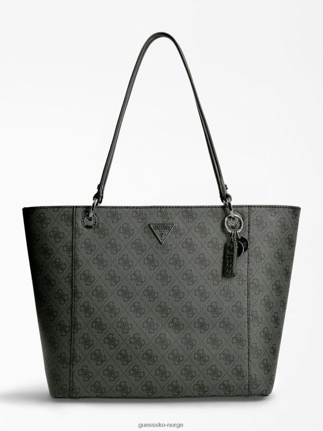 Guess noelle 4g ​​logo shopper grå multi grå multi unisex F0LJ805023