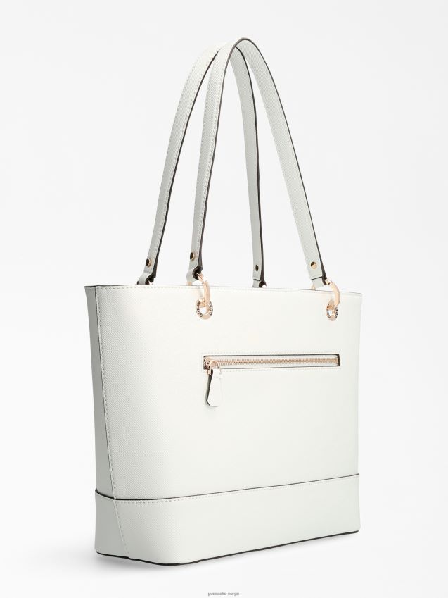 Guess noelle logo sjarm shopper hvit hvit unisex F0LJ805226