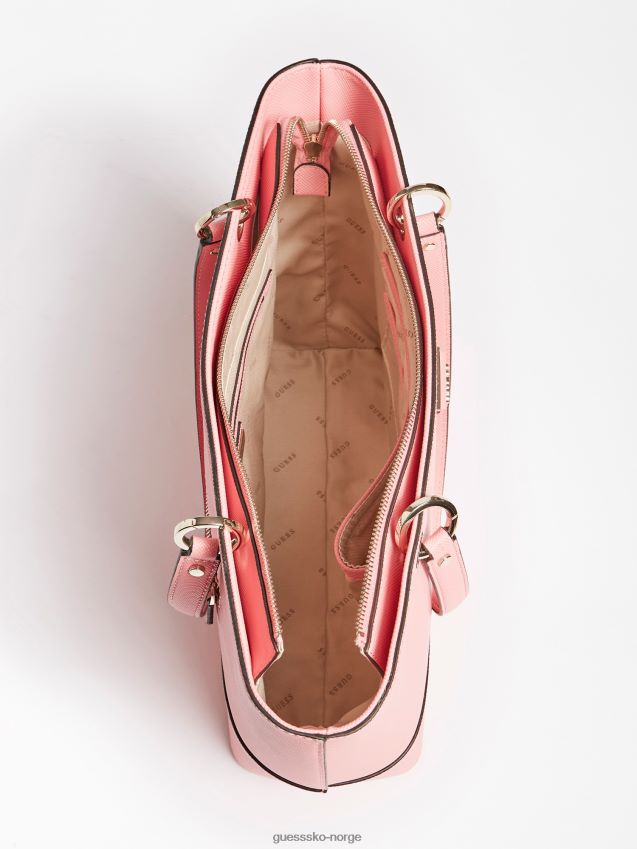 Guess noelle logo sjarm shopper rosa rosa unisex F0LJ805822