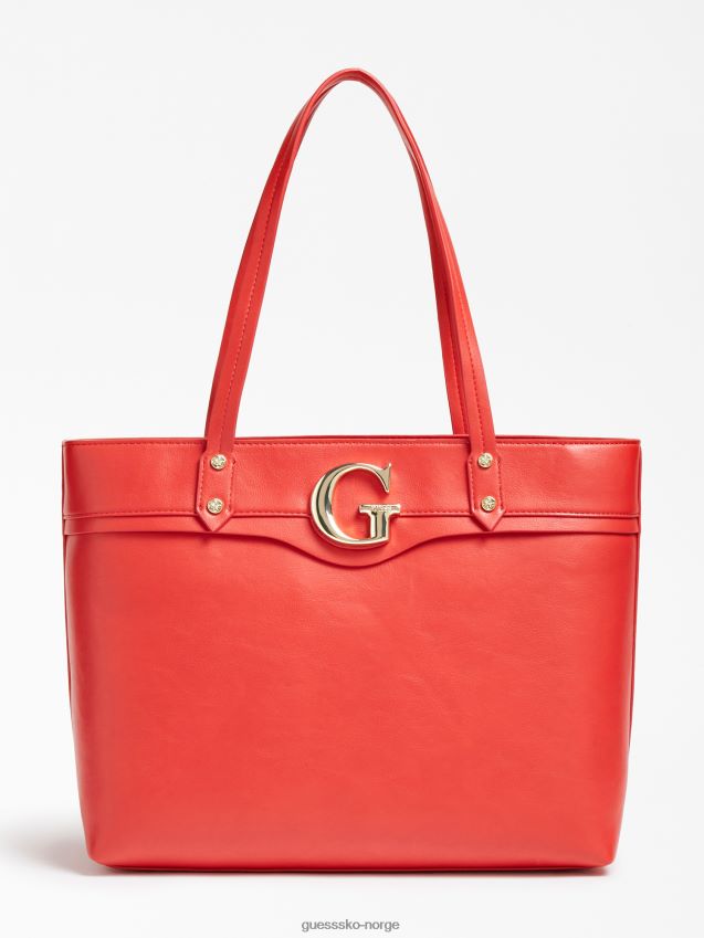 Guess rød genevieve logo shopper rød unisex F0LJ805705