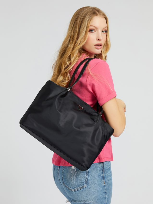 Guess shopper liten bukt svart svart unisex F0LJ805390