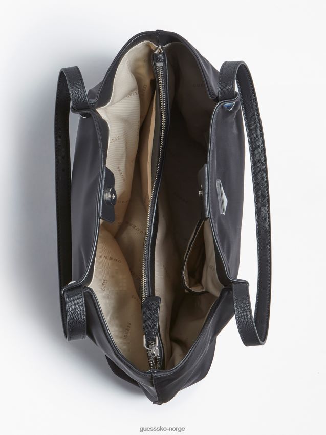 Guess shopper liten bukt svart svart unisex F0LJ805390