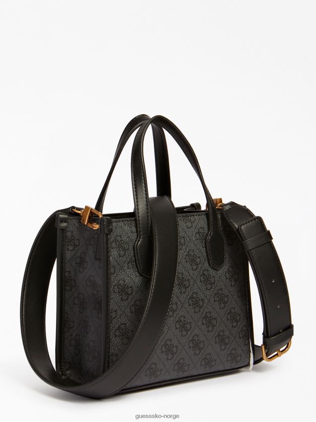 Guess silvana 4g logo mini shopper grå grå unisex F0LJ805113