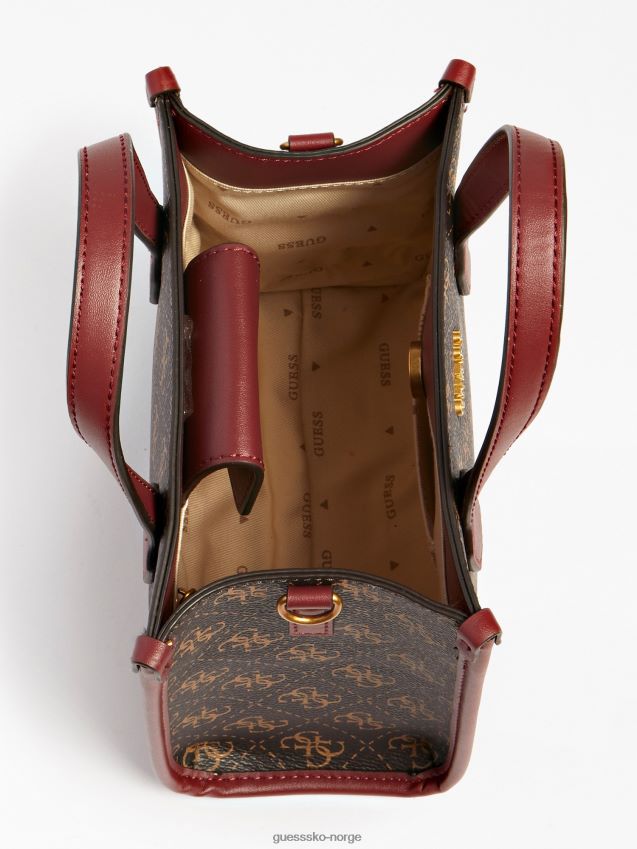 Guess silvana 4g logo mini shopper svart svart unisex F0LJ803405