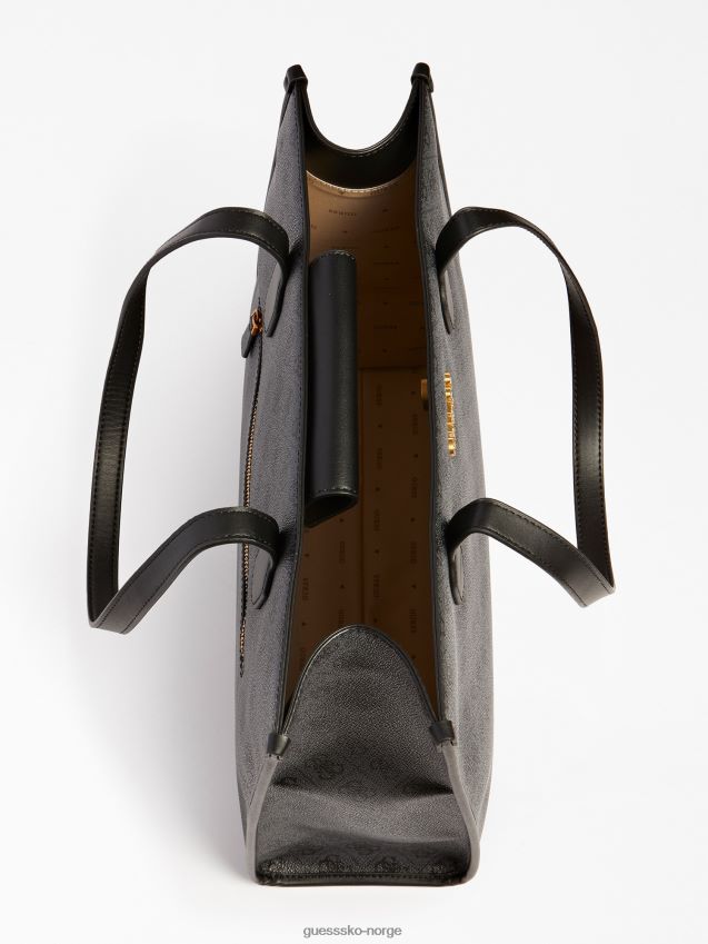 Guess silvana 4g logo shopper grå grå unisex F0LJ805117