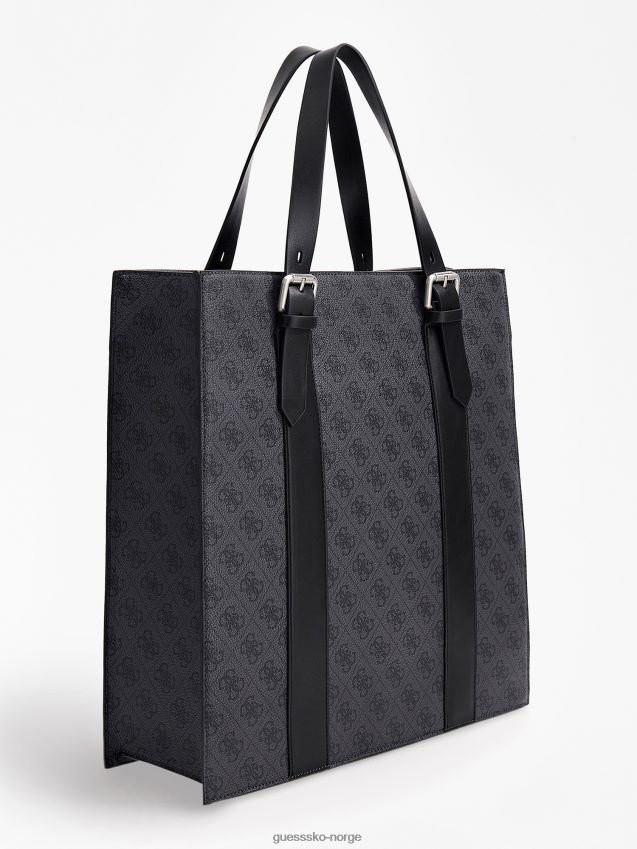 Guess svart vezzola 4g logo shopper svart unisex F0LJ801003