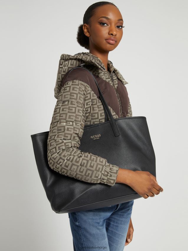 Guess svart viky stor shopper med pochette svart unisex F0LJ805168