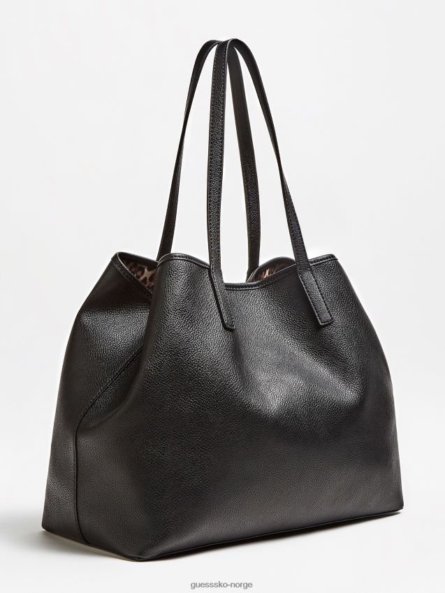 Guess svart viky stor shopper med pochette svart unisex F0LJ805168