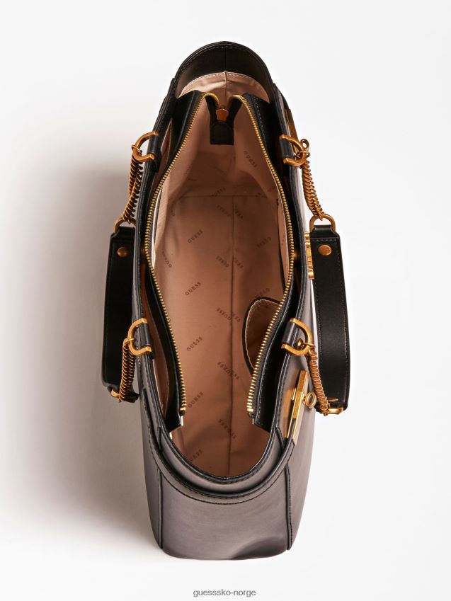 Guess zadie shopper svart svart unisex F0LJ805047