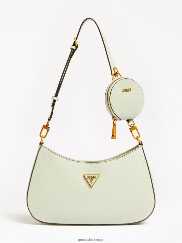 Guess alexie saffiano hobo grønn grønn unisex F0LJ805252