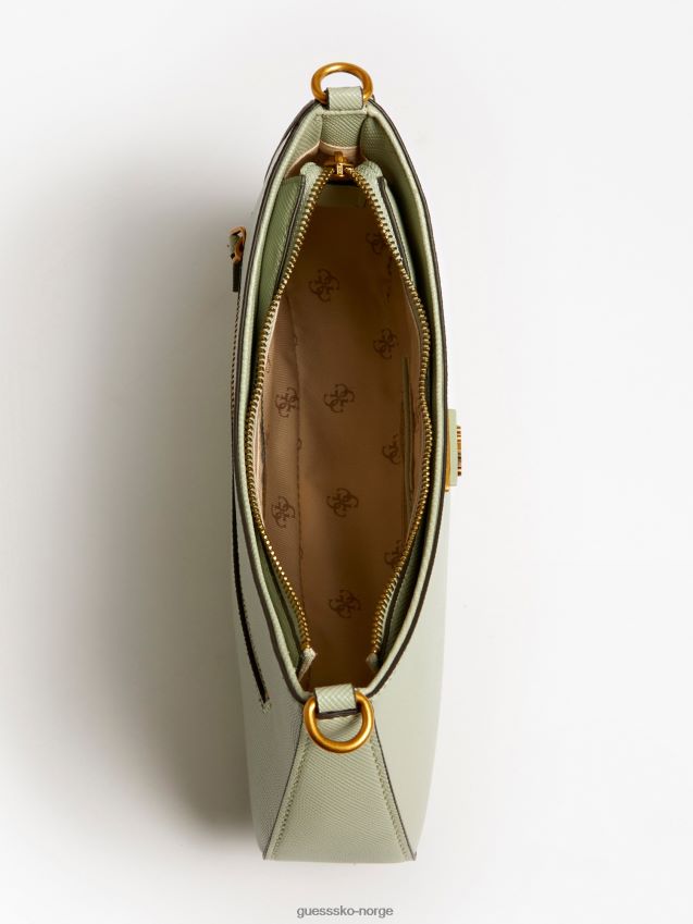 Guess alexie saffiano hobo grønn grønn unisex F0LJ805252