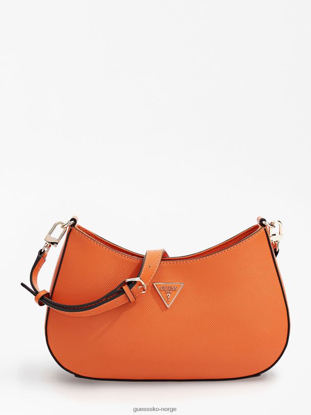 Guess alexie saffiano hobo oransje oransje unisex F0LJ803679