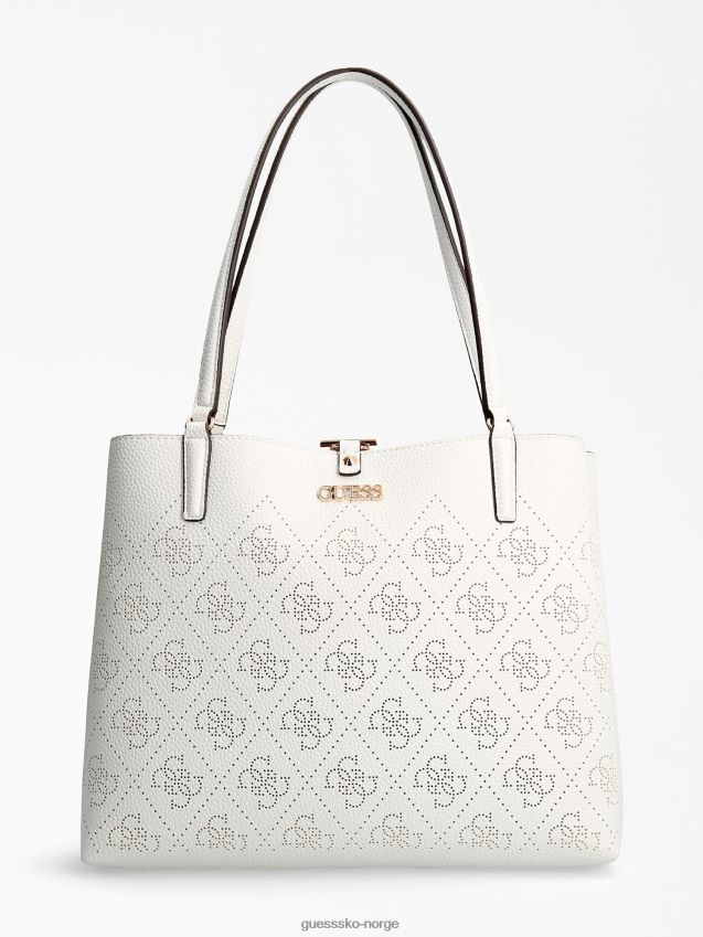 Guess amara 4g logo skulderveske hvit hvit unisex F0LJ805005